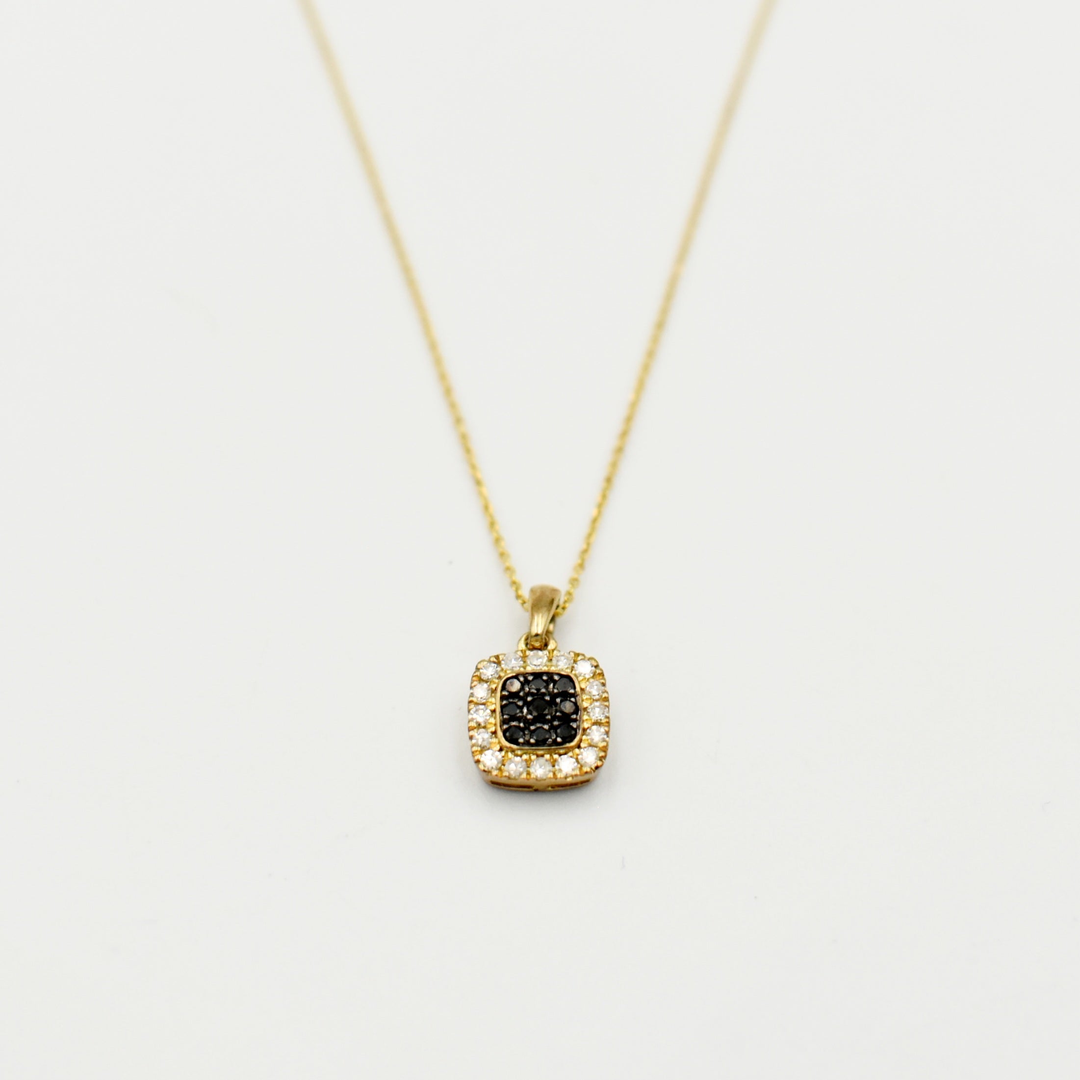 9ct Yellow Gold 0,20ct Diamond Necklace