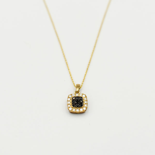 9ct Yellow Gold 0,20ct Diamond Necklace