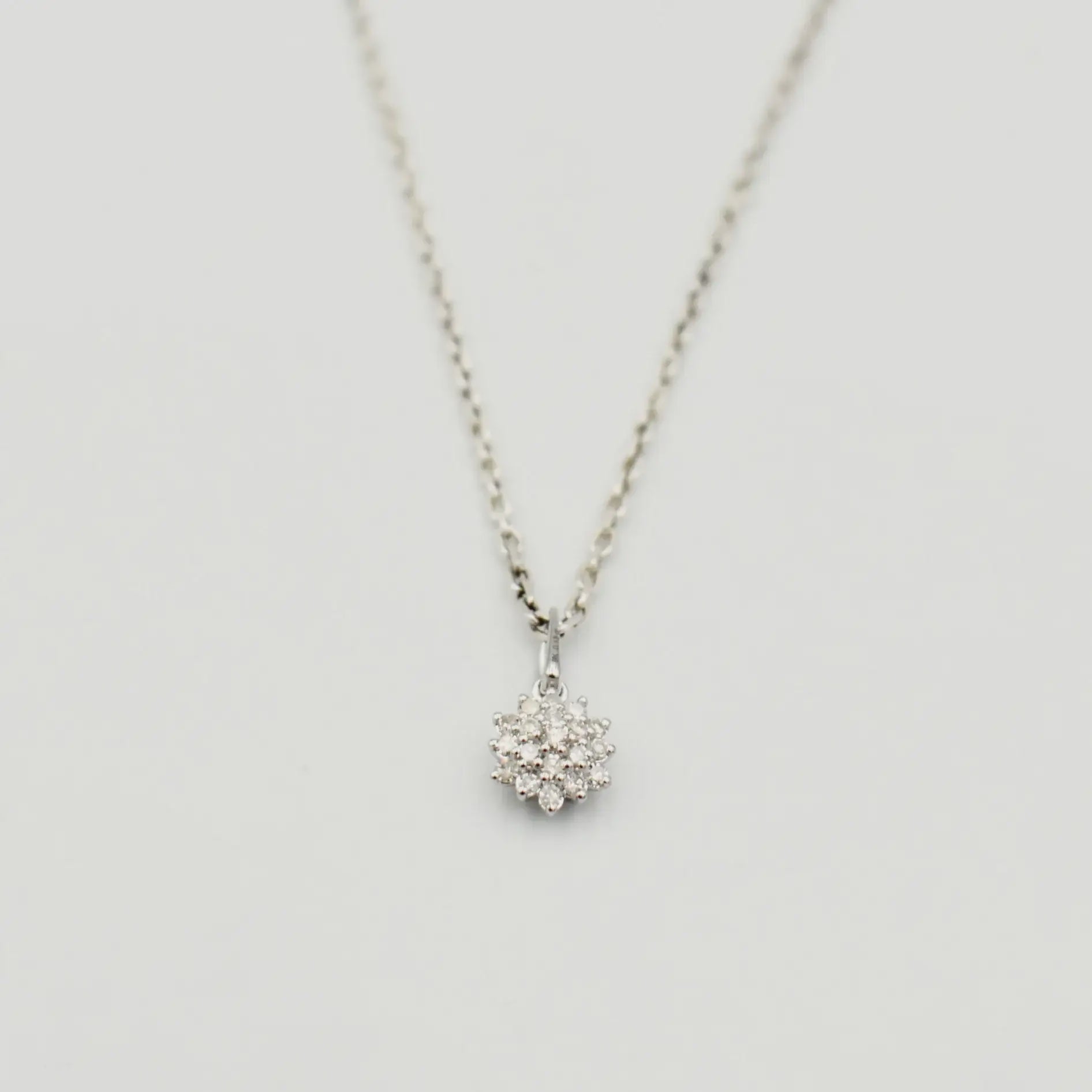 9ct Gold Diamond Pendant 0.12ct - DP12