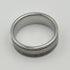 Tungsten Grey & Black Striped Ring - Cassim & Co South Africa
