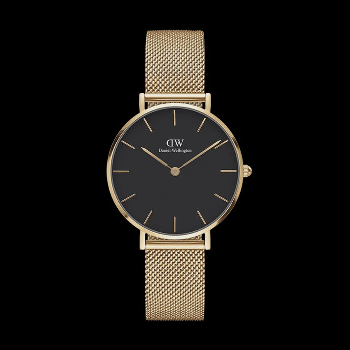Daniel Wellington Petite Evergold Black 32mm