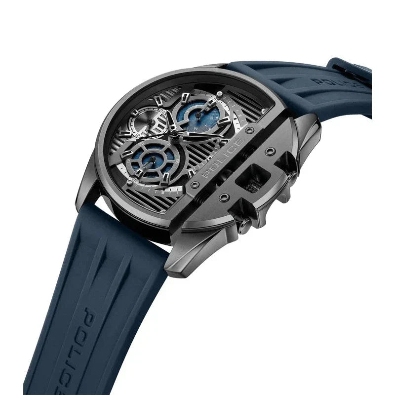 Police Daintree Quartz Multi-Function Chronograph Gunmetal Stainless Steel Watch (PEWGQ2203604)