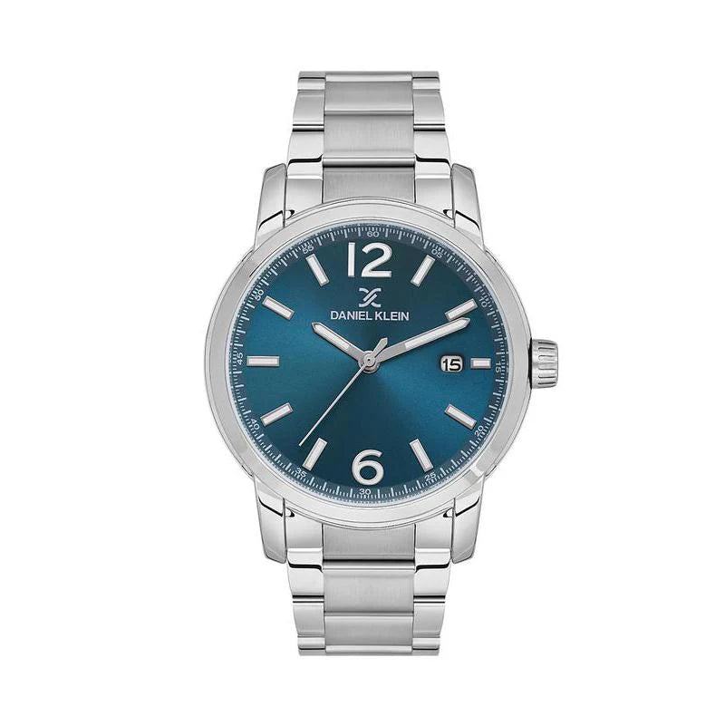 Daniel Klein Blue Dial 3 Hands Watch
