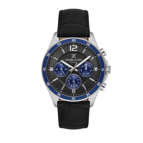 Daniel Klein Exclusive Black Dial Multifunction Watch