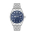 Daniel Klein Premium DK.1.13835-2 blue dial stainless steel quartz watch with date display and five-link bracelet