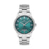 Daniel Klein DK113795-3 men's quartz watch with green sunburst dial, stainless steel case and integrated bracelet, date window at 6 o'clock