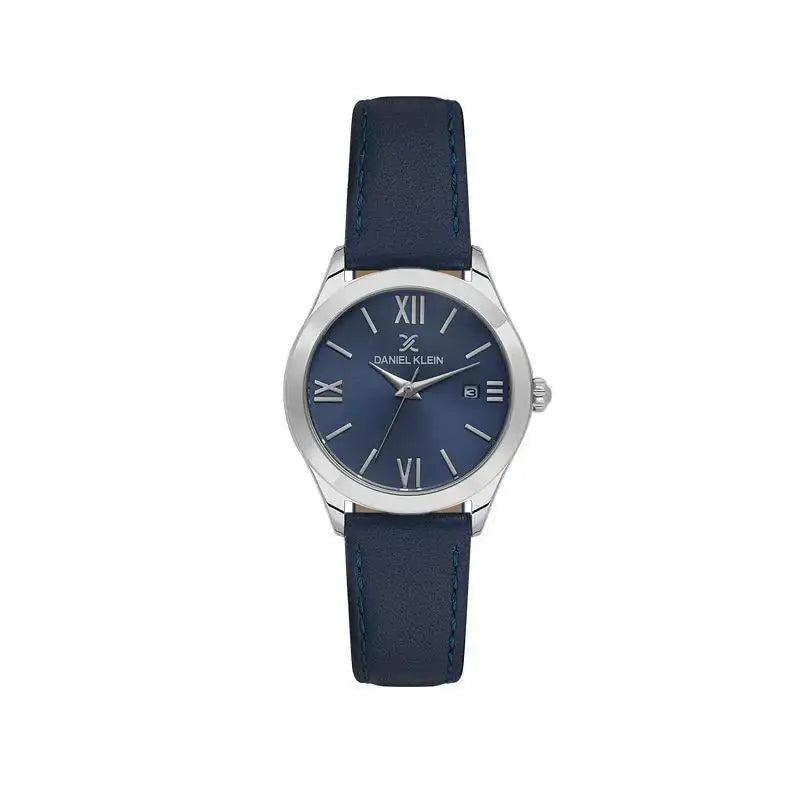 Daniel Klein Ladies 3 Hands Blue Dial Watch