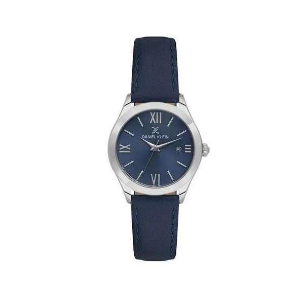 Daniel Klein Ladies 3 Hands Blue Dial Watch