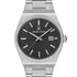 Daniel Klein DK.1.13649-2 men's quartz watch with black textured dial, date window, and stainless steel integrated bracelet