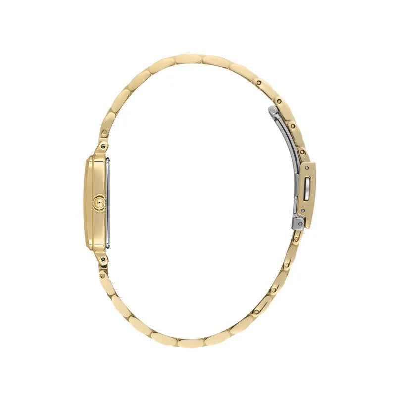 Daniel Klein Premium Quartz Black Dial Gold-Tone Stainless Steel Ladies Watch (DK113775-2) - Cassim & Co South Africa