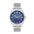 Daniel Klein DK113521-2 quartz watch with blue sunburst dial, stainless steel case and bracelet, date display at 3 o'clock