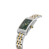Daniel Klein Premium Quartz Two-Tone Green Dial Rectangular Watch (DK113936-5) - Cassim & Co South Africa