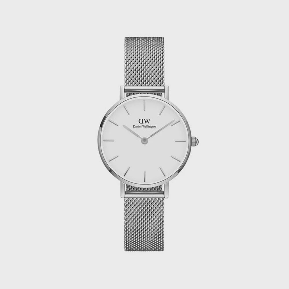 Daniel Wellington Petite Sterling Watch (Silver & White) 28mm - DW00100220