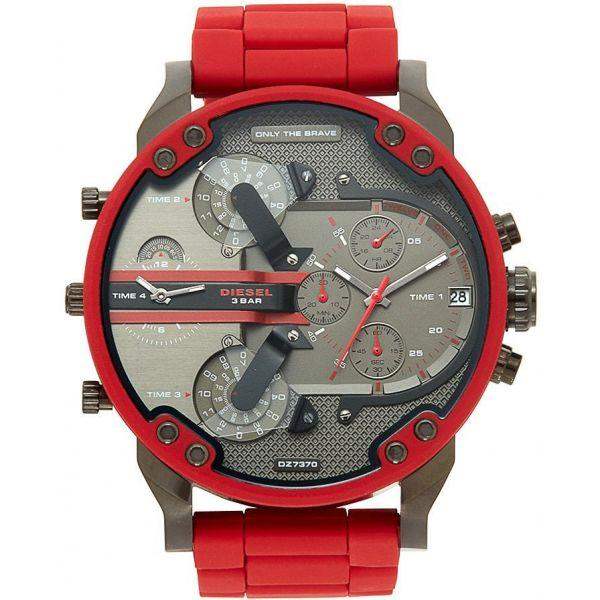 Orologio Diesel Big Daddy Chronograph Con Quadrante Nero E Cinturino In Acciaio Nero Per Uomo - Foto 10