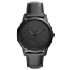 Fossil The Minimalist Quartz Two-Hand Black Dial Black Leather Watch (FS5447)