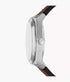 Fossil Everett watch showing date window at 6 o'clock and stick indices