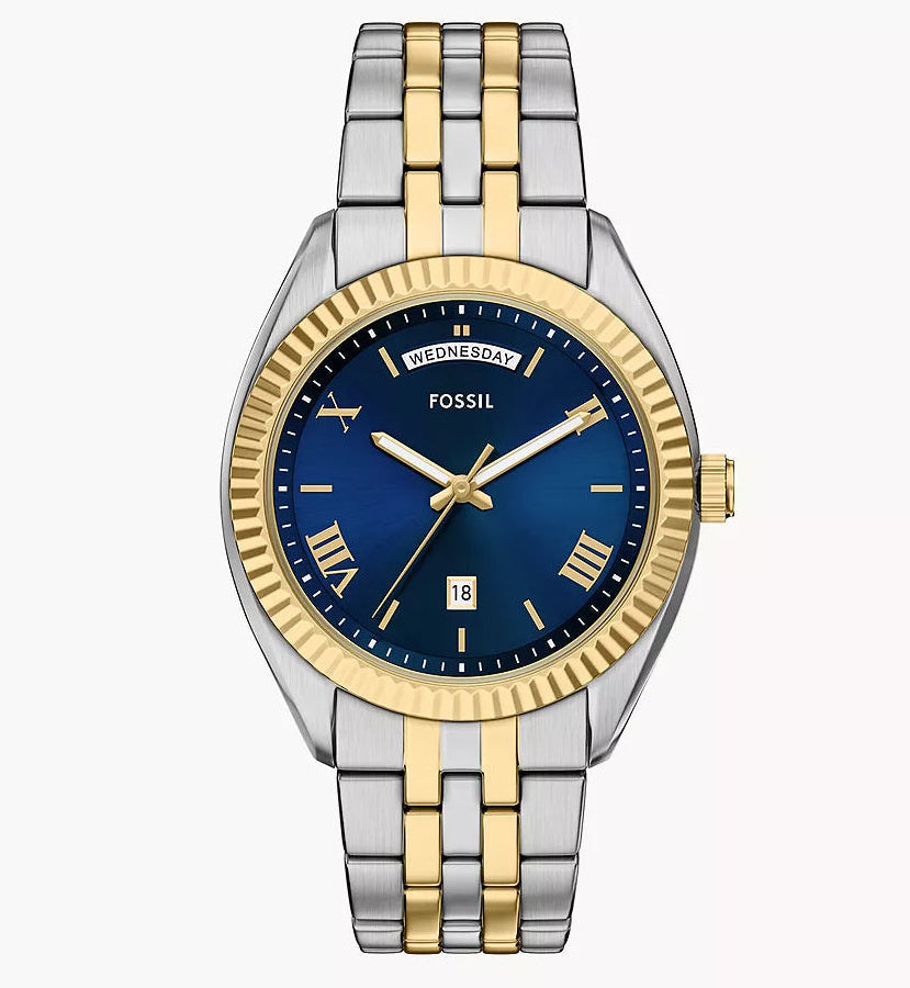 Fossil Campbell 2-Tone Steel FS6141