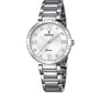Festina Mademoiselle F16936/A ladies quartz watch with silver dial diamond markers and stainless steel bracelet