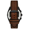 Everett Brown Quartz Leather Dark Brown Dial Analog Men's Watch