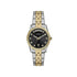 Fossil Scarlette ES5458 women's watch with black dial and two-tone steel bracelet
