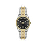 Fossil Scarlette ES5458 women's watch with black dial and two-tone steel bracelet