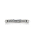 9ct white gold wedding band with channel-set round diamonds and polished court profile