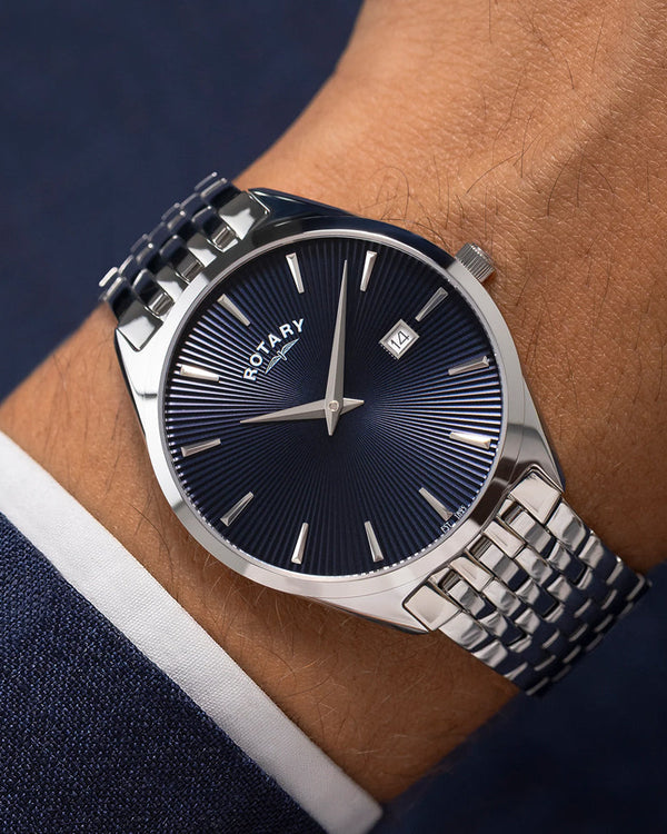 Rotary Men’s ultra slim steel watch – GB08010/05 - Cassim & Co South Africa