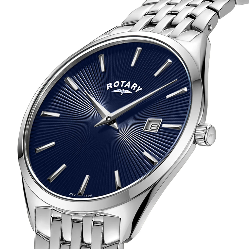Rotary Men’s ultra slim steel watch – GB08010/05 - Cassim & Co South Africa
