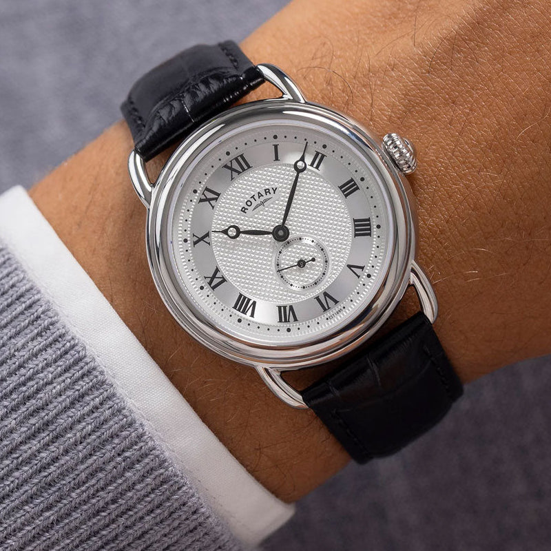 Rotary Canterbury Quartz White Dial Stainless Steel Watch (GS02424/21) - Cassim & Co South Africa