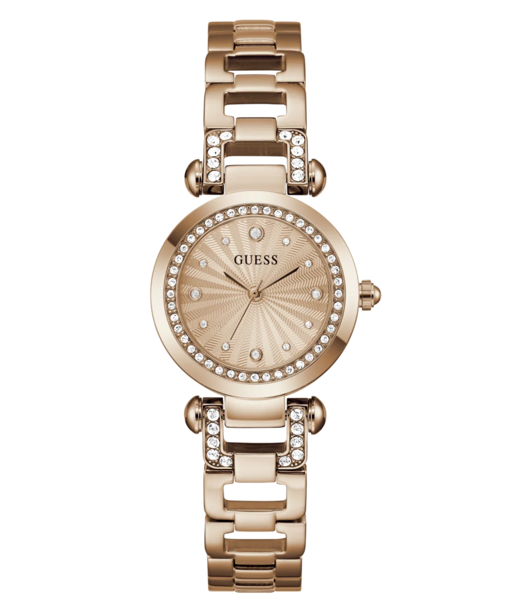 Guess GW0869L7 Quartz Rose Gold Sunray Dial Stainless Steel Ladies Watch (GW0869L7)
