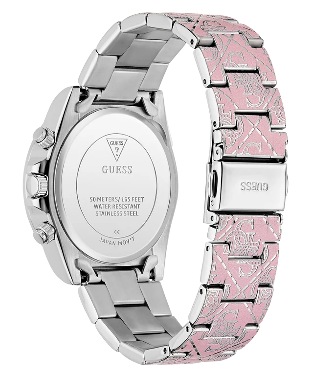 Guess GW0986L1 Pink Chronograph Multi-Function Quartz Watch (38mm)