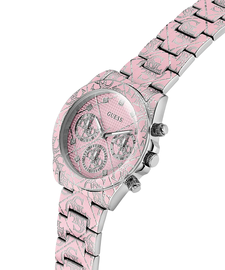 Guess GW0986L1 Pink Chronograph Multi-Function Quartz Watch (38mm)