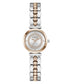 GUESS Leena ladies watch with silver sunray dial and two-tone steel bracelet