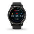 Garmin Venu 2 GPS smartwatch 45mm slate stainless steel bezel black silicone strap AMOLED display fitness tracking