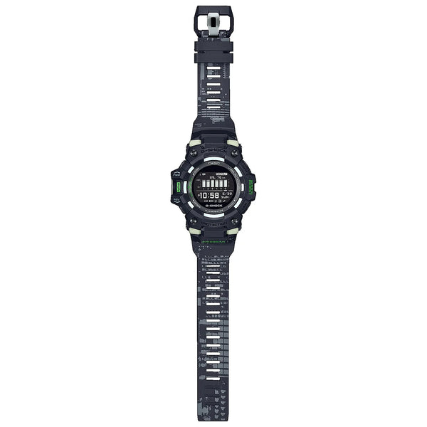 Casio G-Shock G-Squad GBD-100LM-1DR Quartz Digital Bluetooth Sports Watch 200M Black Resin (GBD-100LM-1)