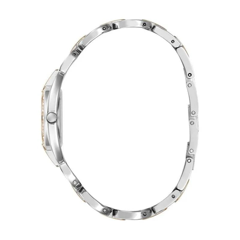 Guess GW1082L5 Quartz Two-Tone Crystal-Set Bezel Ladies Watch (GW1082L5)