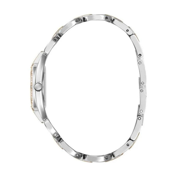 Guess GW1082L5 Quartz Two-Tone Crystal-Set Bezel Ladies Watch (GW1082L5)