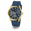 Guess Peak Quartz Multifunction Blue Dial Gold-Tone Stainless Steel Watch (GW0964G2)