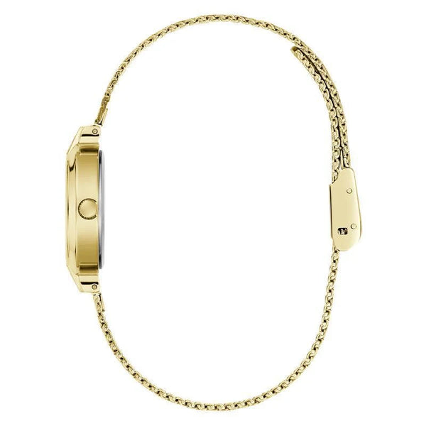 Guess Cecelia Quartz Green Dial Gold-Tone Mesh Watch (GW1086L2)