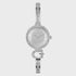 GUESS Giselle watch with silver sunray dial, crystal-set bezel and steel G-links bracelet