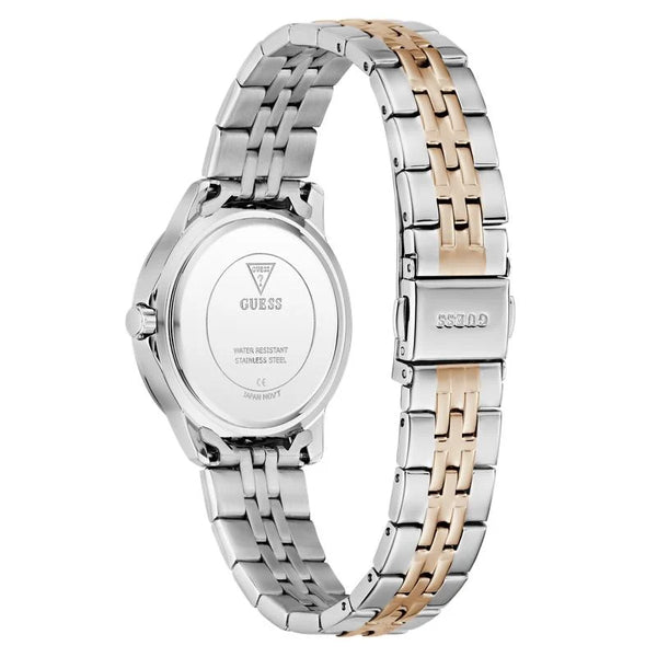 Guess Colette Quartz Two-Tone Crystal-Set Mother-of-Pearl Dial Ladies Watch (GW1027L5)