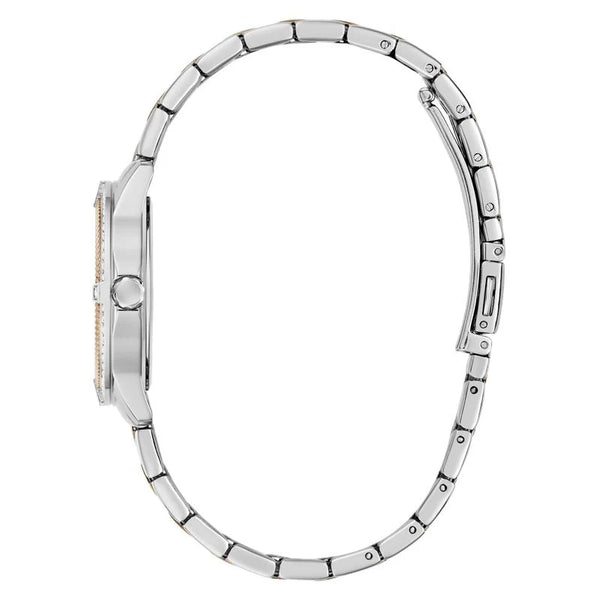 Guess Colette Quartz Two-Tone Crystal-Set Mother-of-Pearl Dial Ladies Watch (GW1027L5)