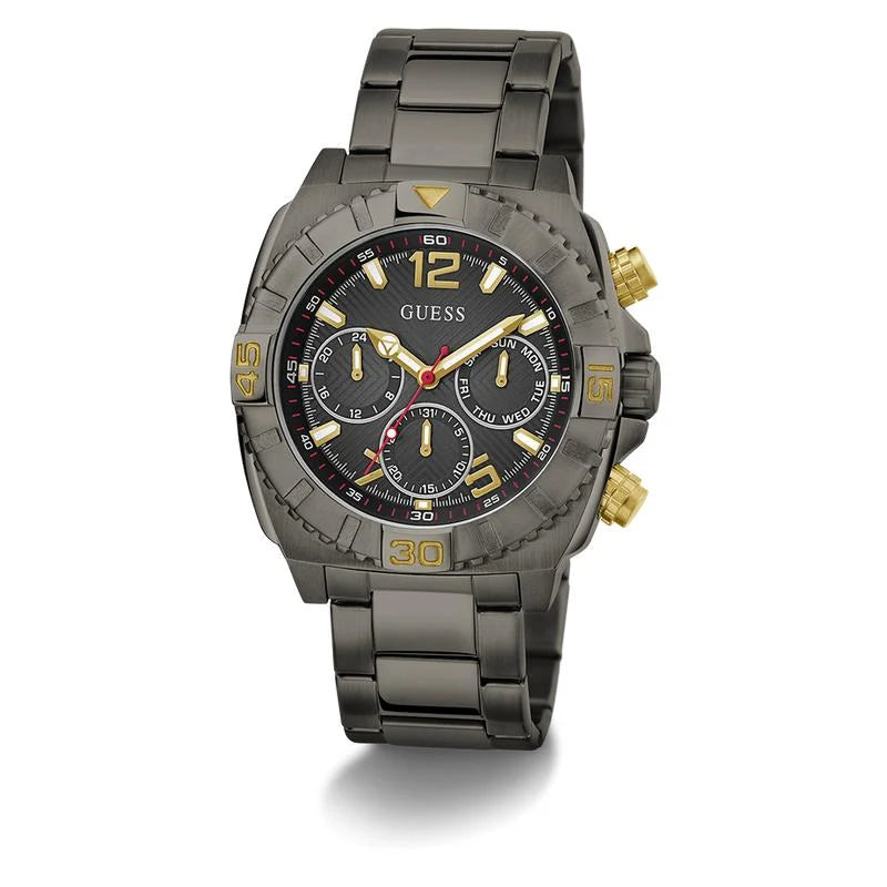 Guess Traction GW0800G2 Quartz Chronograph Gunmetal Stainless Steel Watch