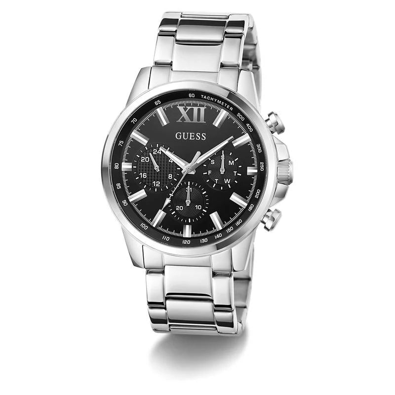 Guess GW0900G1 Chronograph Quartz Black Dial Stainless Steel Watch