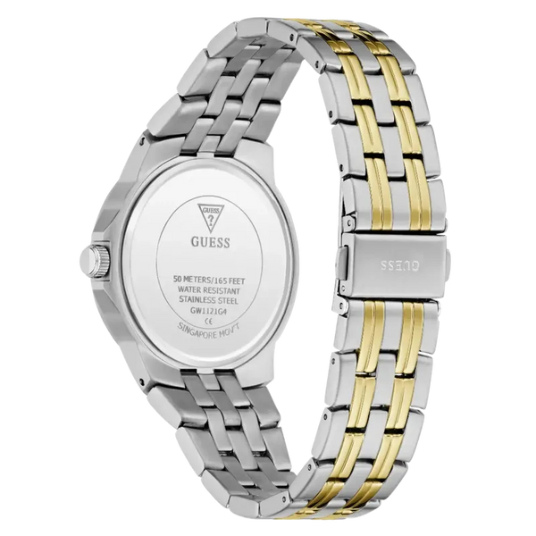Guess Green Dial Two-Tone Quartz Stainless Steel Watch (GW1121G4)