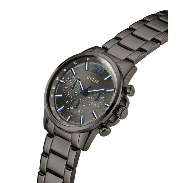 Guess Walker Chronograph Quartz Gunmetal Grey Dial Stainless Steel Watch (GW0900G7)