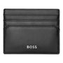 Hugo Boss Classic Smooth black leather card holder HLC403A with Boss branding and multiple card slots