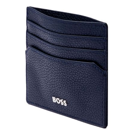 Hugo Boss Navy Grained Cardholder- HLC416N - Cassim & Co South Africa