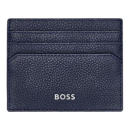 Hugo Boss Navy Grained Cardholder- HLC416N