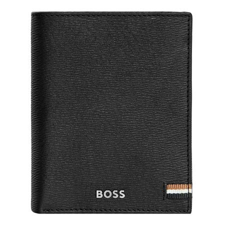 Hugo Boss Iconic Black Leather Flap- HLG421A